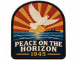 Peace On The Horizon 1945 embroidered patch design preview - 130mm