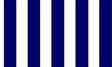 Flagmania Navy Blue and White Striped (Sleeved) 3ft x 2ft Polyester Flag on white background