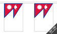 Flagmania Nepal Bunting, 9 metre bunting