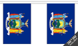 New York 3 metre bunting, 10 flags - Flagmania