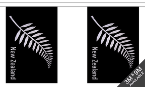 Flagmania New Zealand Fern Bunting, 9 metre bunting