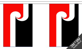 Flagmania New Zealand Maori Bunting, 9 metre bunting