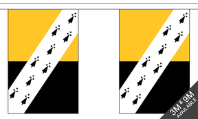 Flagmania Norfolk New (No Crest) Bunting, 9 metre bunting