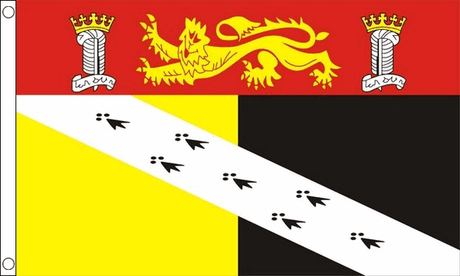 Flagmania Norfolk Crest 8ft x 5ft polyester flag
