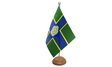Flagmania North Riding of Yorkshire wooden hand flags, 9x6 inch, pack of 12, no bases