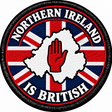 Northern Ireland Is British 80mm Embroidered Patch