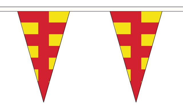 Flagmania Northumberland Triangle Bunting 20 metre bunting