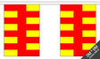 Flagmania Northumberland Bunting, 9 metre bunting