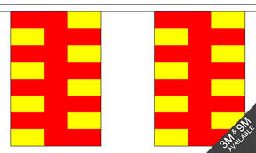 Flagmania Northumberland Bunting, 9 metre bunting