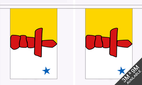 Nunavut 3 metre bunting, 10 flags - Flagmania