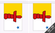 Flagmania Nunavut Bunting, 9 metre bunting