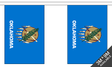 Oklahoma 3 metre bunting, 10 flags - Flagmania