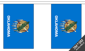 Flagmania Oklahoma Bunting, 9 metre bunting