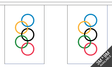 Olympic 3 metre bunting, 10 flags - Flagmania