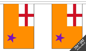 Orange Order 3 metre bunting, 10 flags - Flagmania