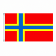 Orkney New Flag centred on square white background