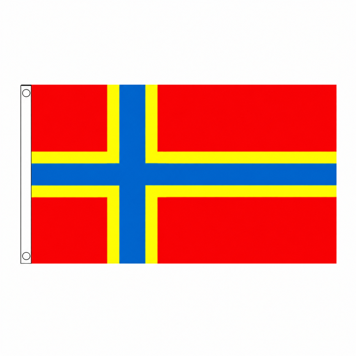 Orkney New Flag centred on square white background