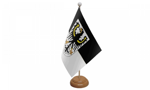 Flagmania Ostpreussen wooden hand flags, 9x6 inch, pack of 12, no bases