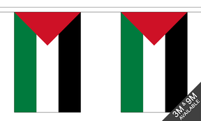 Palestine 3 metre bunting, 10 flags - Flagmania