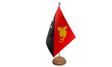Flagmania Papua New Guinea wooden hand flags, 9x6 inch, pack of 12, no bases