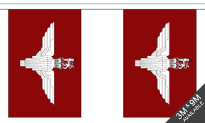 Parachute Regiment 3 metre bunting, 10 flags - Flagmania