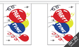 Flagmania Party Time Bunting, 9 metre bunting