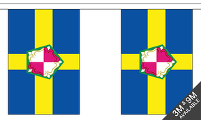 Pembrokeshire 3 metre bunting, 10 flags - Flagmania