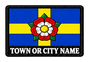 Pembrokeshire personalised county patch artwork preview, 90 x 60mm
