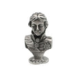 English made pewter Admiral Lord Nelson bust ornament front view with named base
