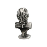English made pewter Admiral Lord Nelson bust ornament rear view