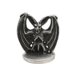 English made pewter bat ornament front with outstretched wings