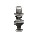 English made pewter Brunel bust ornament reverse