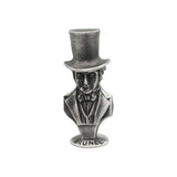 English made pewter Isambard Kingdom Brunel bust ornament front
