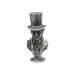 English made pewter Isambard Kingdom Brunel bust ornament front