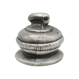 Pewter curling stone ornament second view