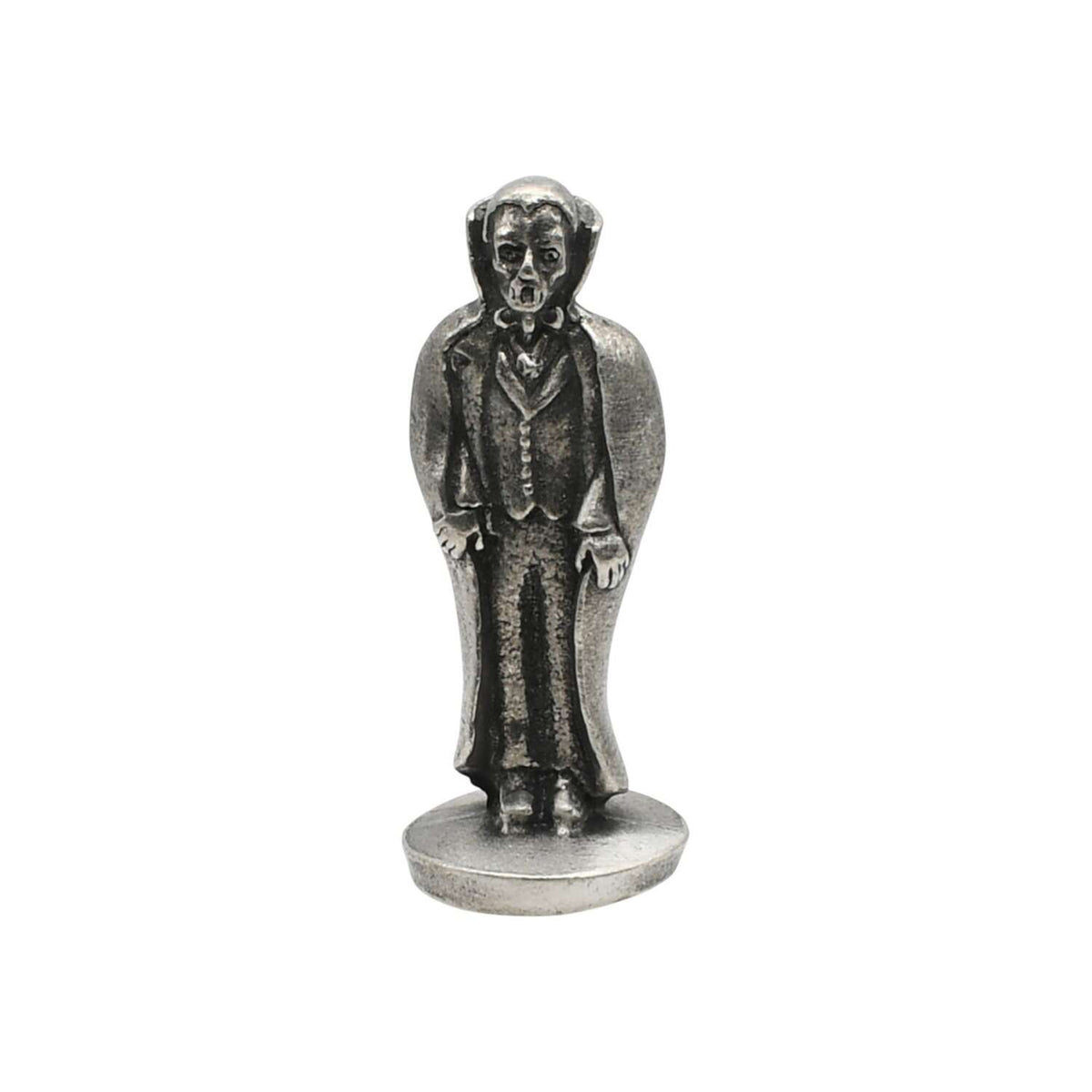 English made pewter Dracula vampire ornament front view