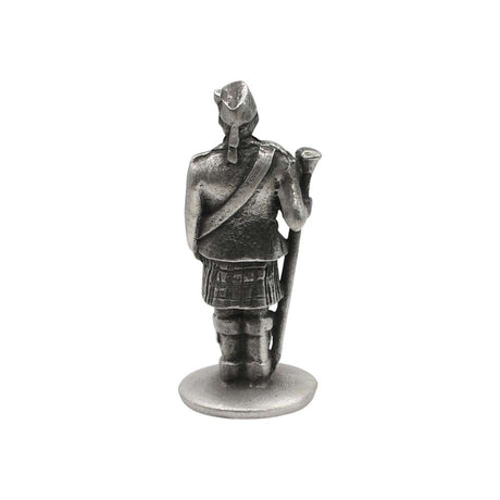 Pewter drum major ornament rear view
