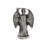 English made pewter Grim Reaper ornament rear view