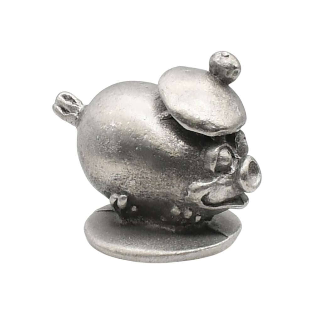 English made pewter haggis novelty figurine alternate side