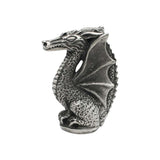 English made pewter mythical dragon ornament opposite side view