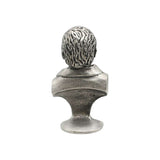 English made pewter Robert Burns ornament rear view