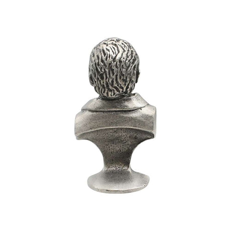 English made pewter Robert Burns ornament rear view
