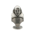 Pewter William Shakespeare bust ornament front showing named base
