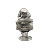 Pewter William Shakespeare bust ornament rear view