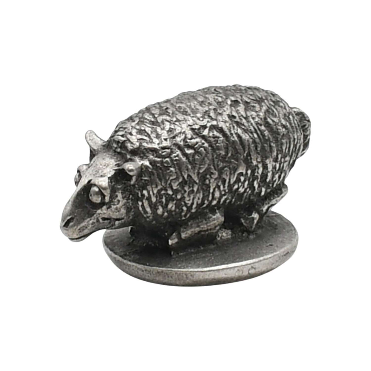 English made pewter sheep ornament first view