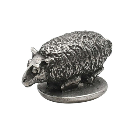 English made pewter sheep ornament first view