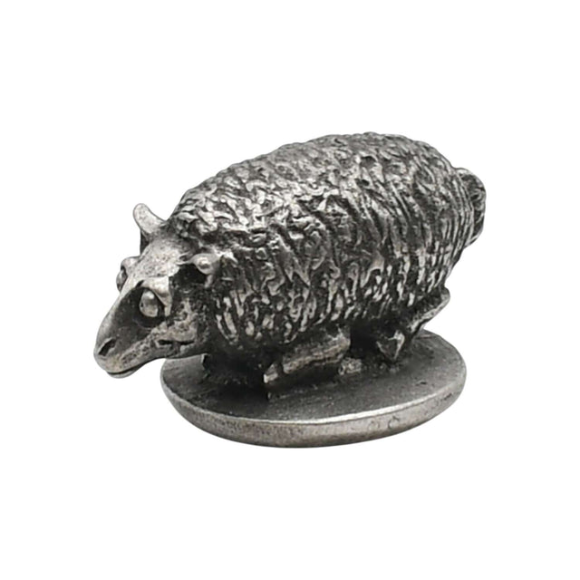 English made pewter sheep ornament first view