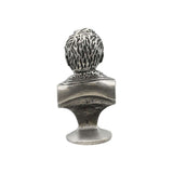 English made pewter Thomas Telford bust rear view