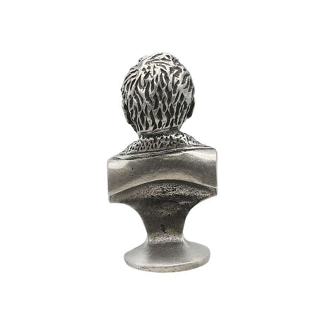 English made pewter Thomas Telford bust rear view