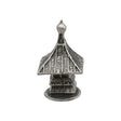 English made pewter whisky pagoda ornament with distillery style roof and whisky sign